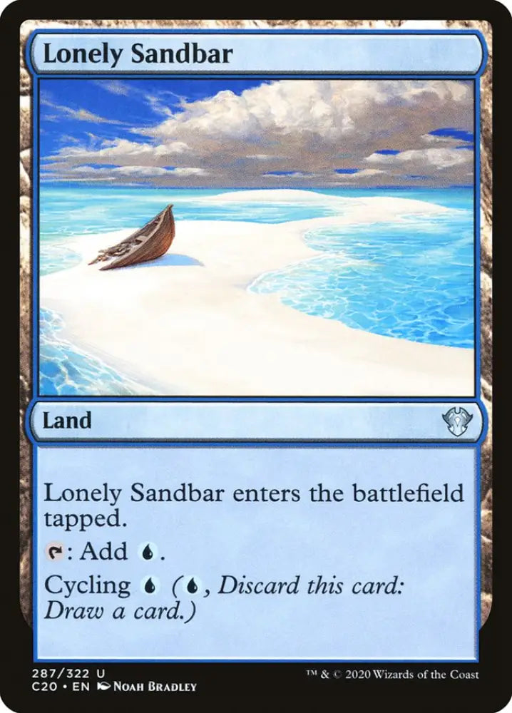 Lonely Sandbar [Commander 2020] - MTG Single