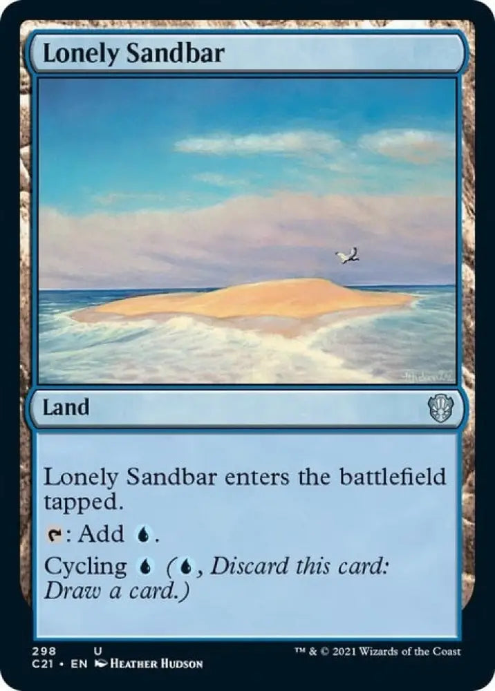 Lonely Sandbar [Commander 2021] - MTG Single