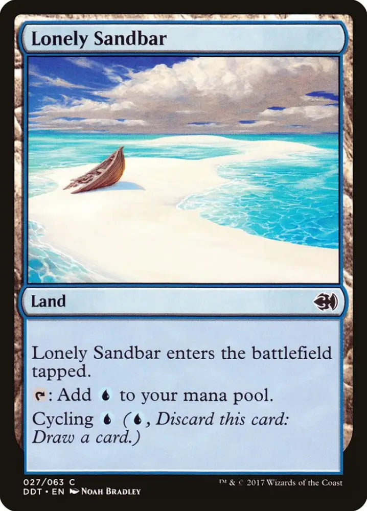 Lonely Sandbar [Duel Decks: Merfolk vs. Goblins] - MTG Single