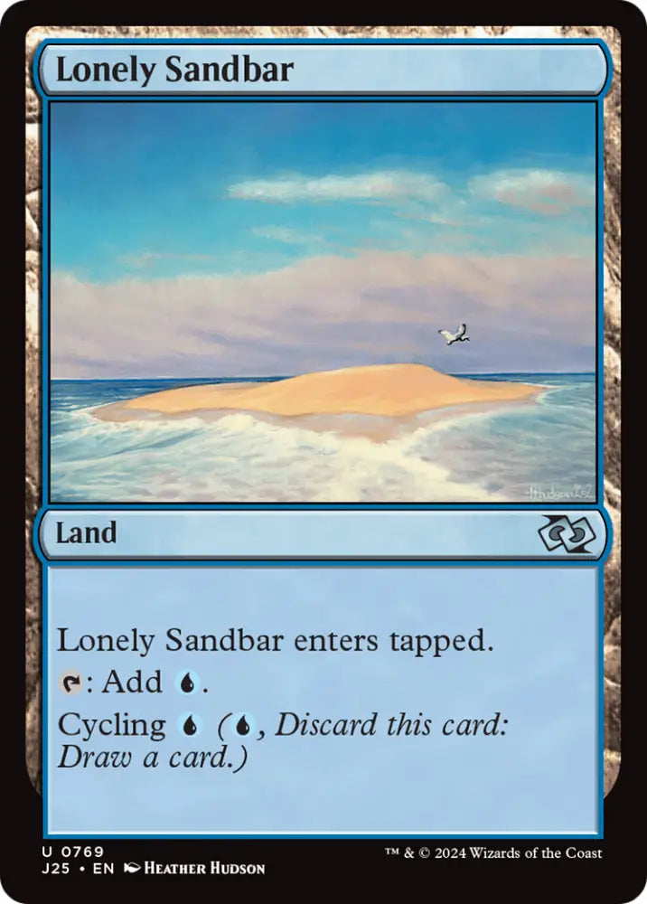 Lonely Sandbar [Foundations Jumpstart] - MTG Single