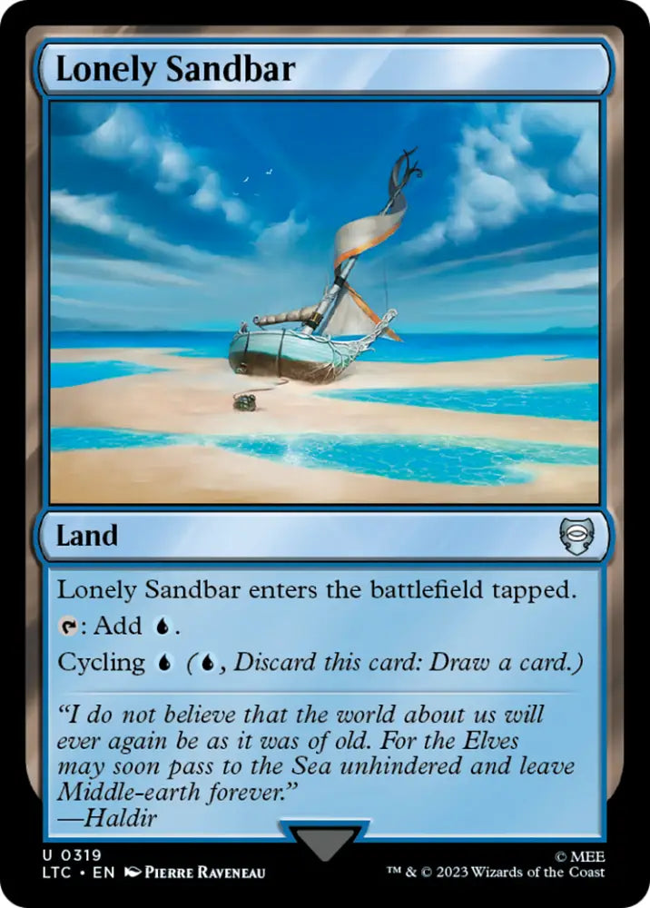 Lonely Sandbar [The Lord of the Rings: Tales of Middle-Earth Commander] - MTG Single