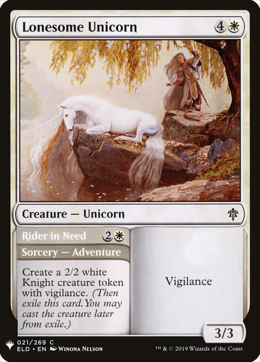 Lonesome Unicorn // Rider in Need [Mystery Booster] - MTG Single