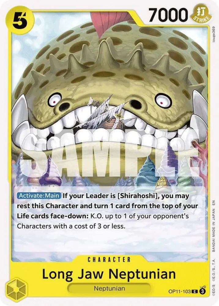 Long-Jaw Neptunian (OP11-103) [A Fist of Divine Speed]