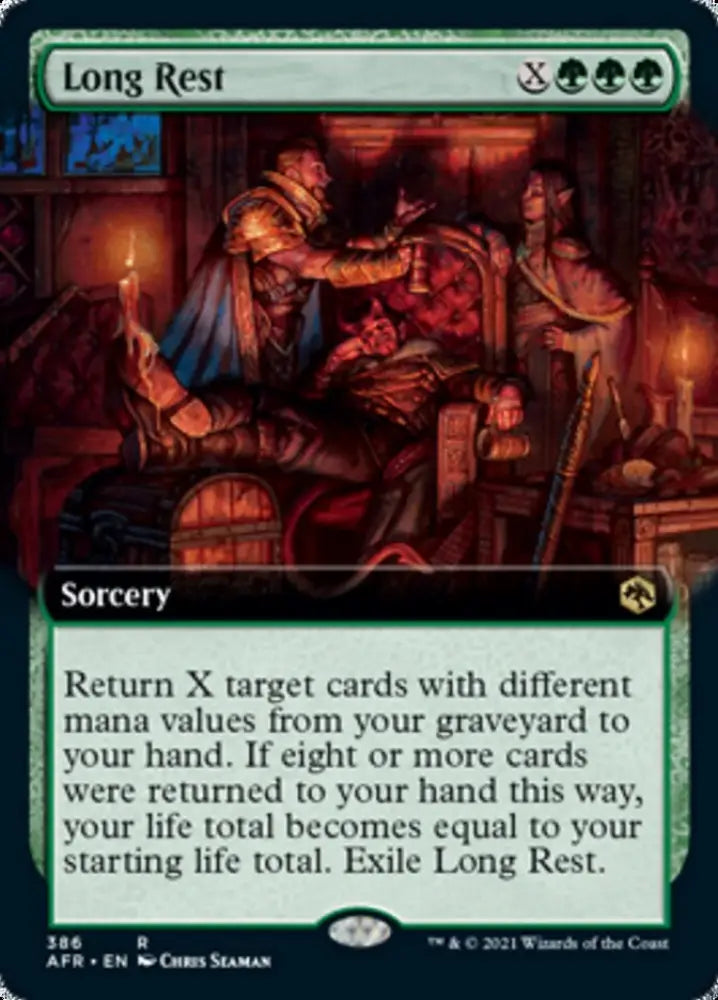 Long Rest (Extended Art) [Dungeons & Dragons: Adventures in the Forgotten Realms] - MTG Single