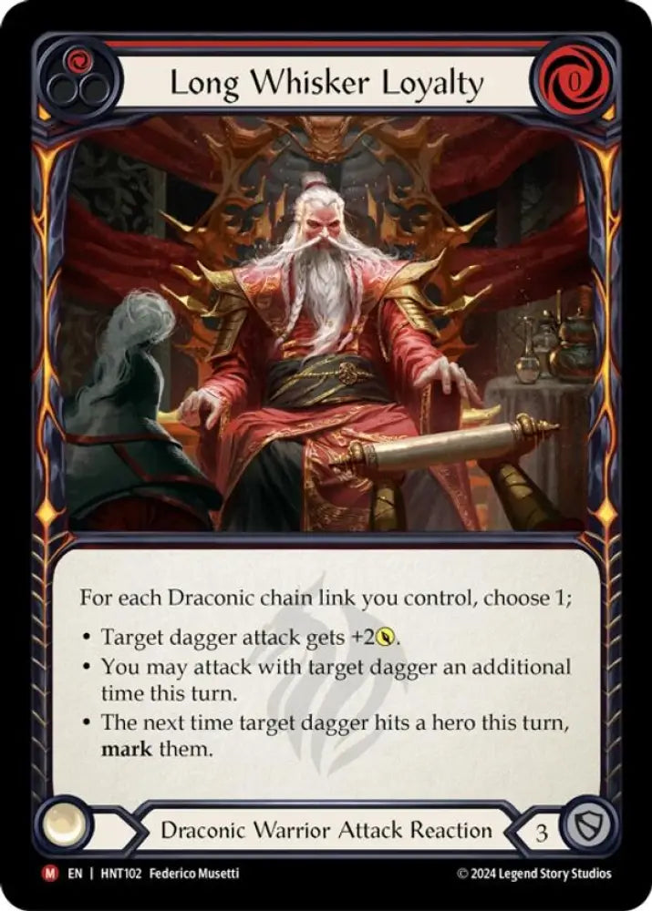 Long Whisker Loyalty [The Hunted] Rainbow Foil - Flesh And Blood Single