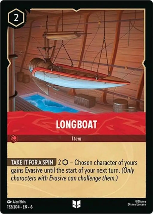 Longboat (132/204) [Azurite Sea] - Lorcana Single