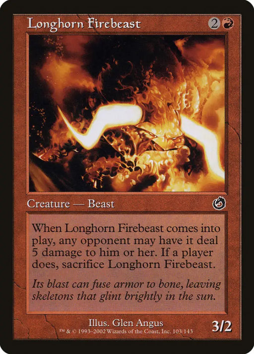 Longhorn Firebeast [Torment] - MTG Single