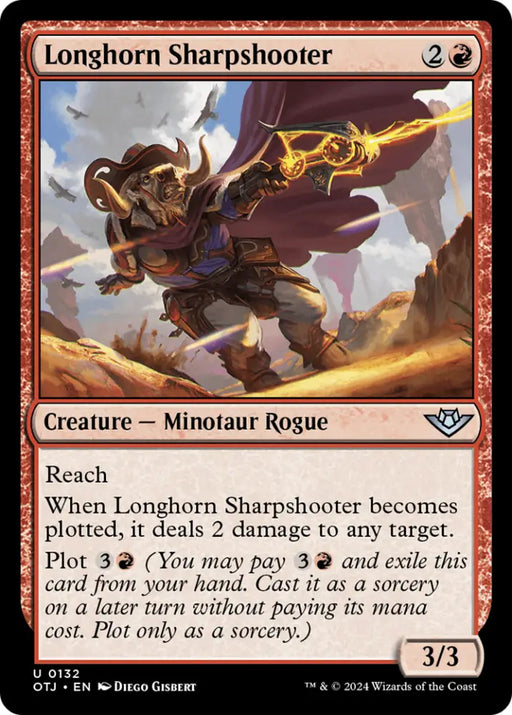 Longhorn Sharpshooter [Outlaws of Thunder Junction] - MTG Single