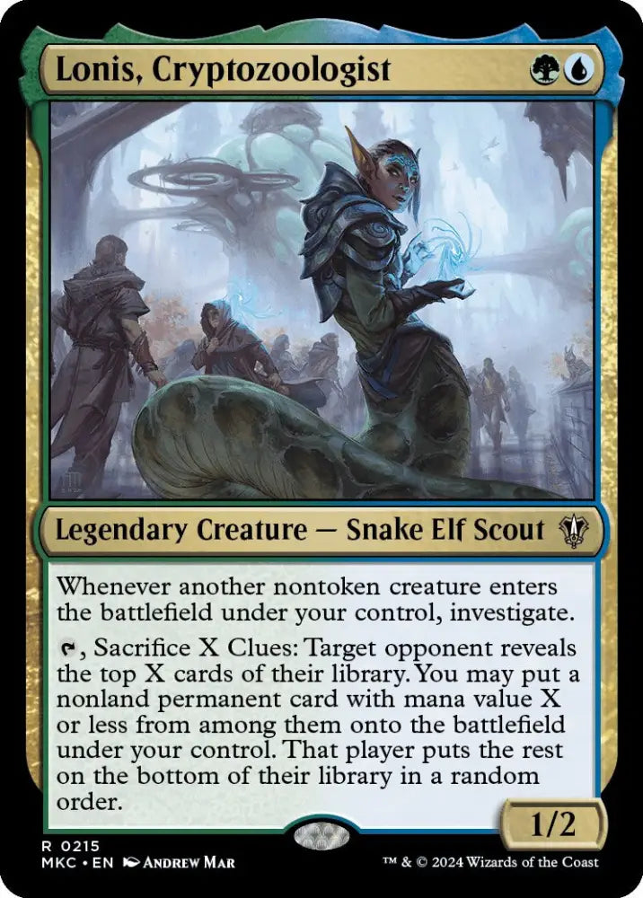 Lonis Cryptozoologist [Murders at Karlov Manor Commander] - MTG Single