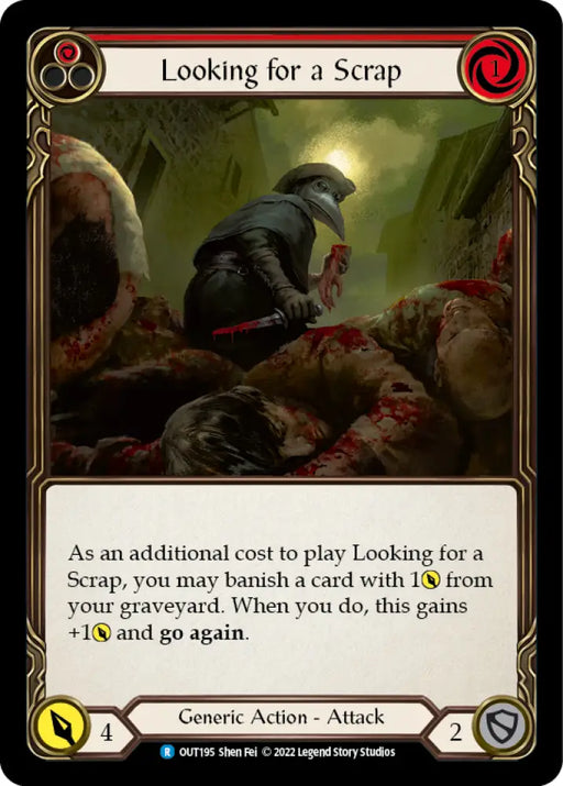 Looking for a Scrap (Red) [Outsiders] - Flesh And Blood Single