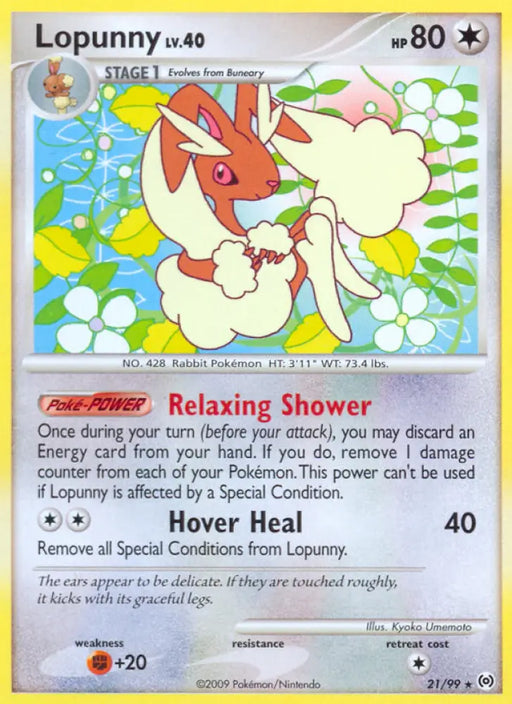 Lopunny (21/99) [Platinum: Arceus] - Pokemon Single