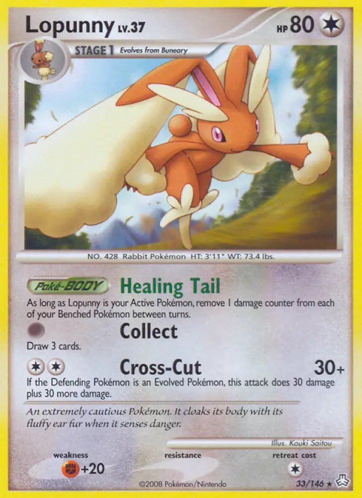 Lopunny (33/146) [Diamond & Pearl: Legends Awakened] - Pokemon Single