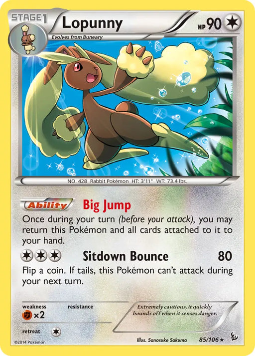 Lopunny (85/106) [XY: Flashfire] - Pokemon Single