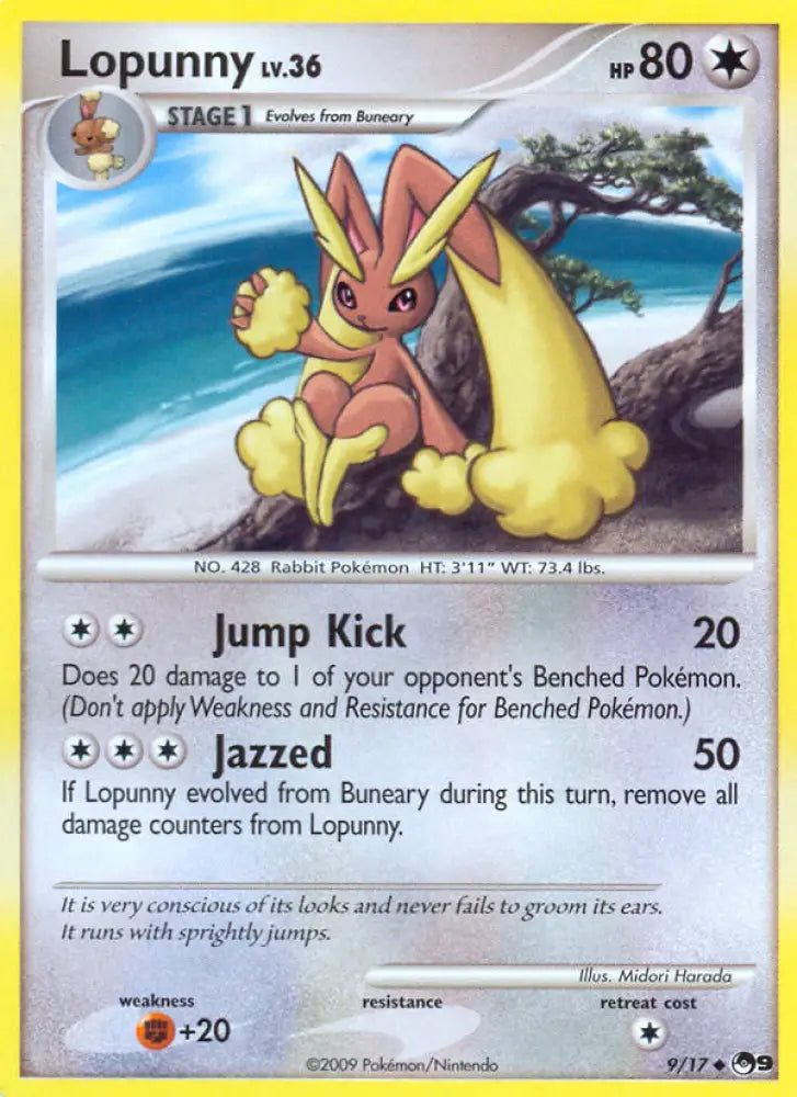 Lopunny (9/17) [POP Series 9] - Pokemon Single