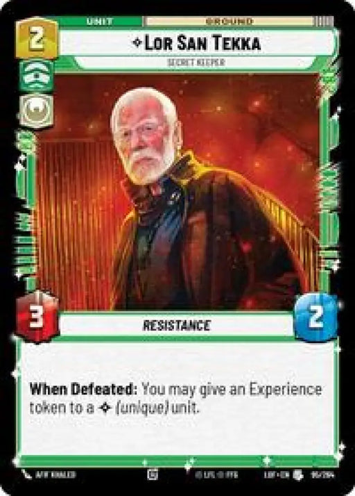 Lor San Tekka - Secret Keeper (095/264) [Legends of the Force]