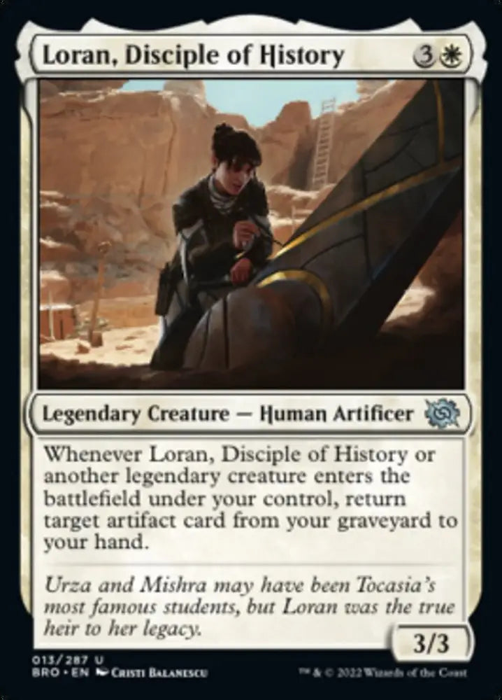 Loran Disciple of History [The Brothers’ War] - MTG Single