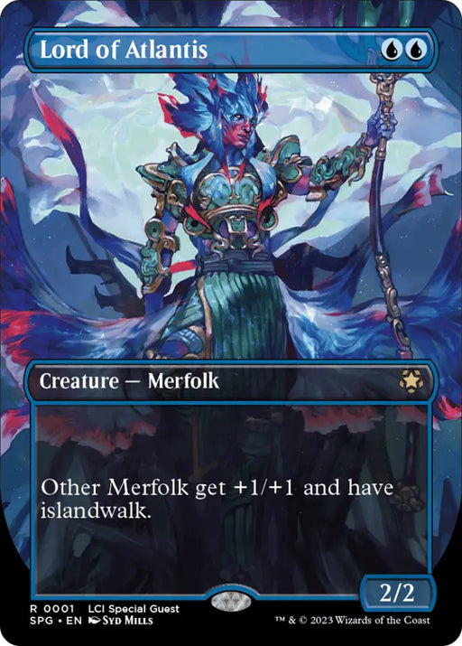 Lord of Atlantis (Borderless) [The Lost Caverns of Ixalan Special Guests] - MTG Single