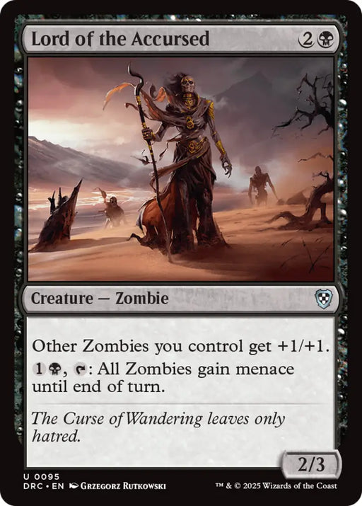 Lord of the Accursed [Aetherdrift Commander] - MTG Single