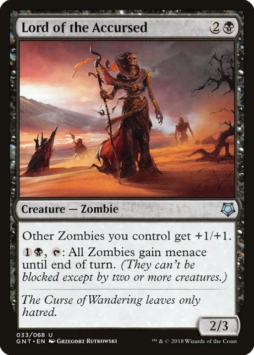 Lord of the Accursed [Game Night 2018] - MTG Single