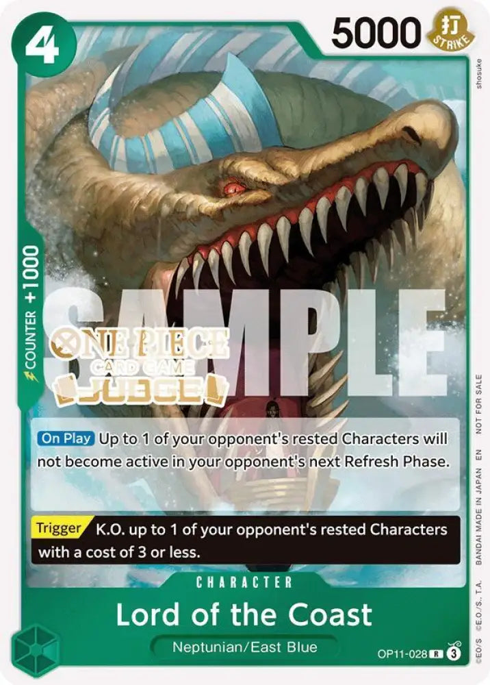 Lord of the Coast (Judge Pack Vol. 7) (OP11-028) [One Piece Promotion Cards]