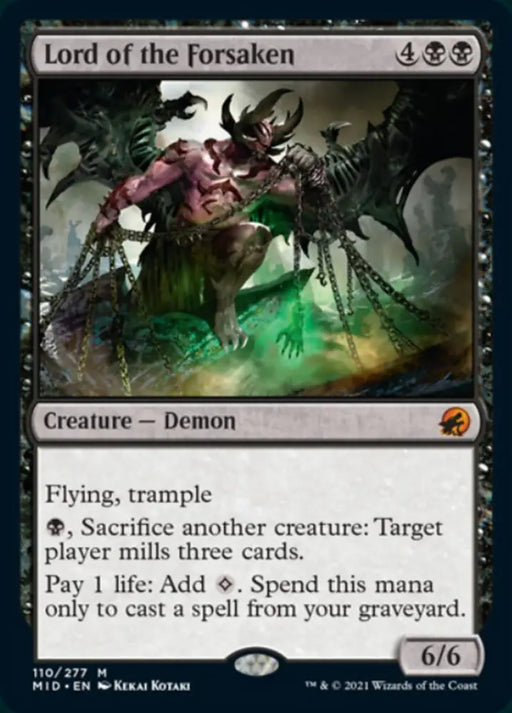 Lord of the Forsaken [Innistrad: Midnight Hunt] - MTG Single