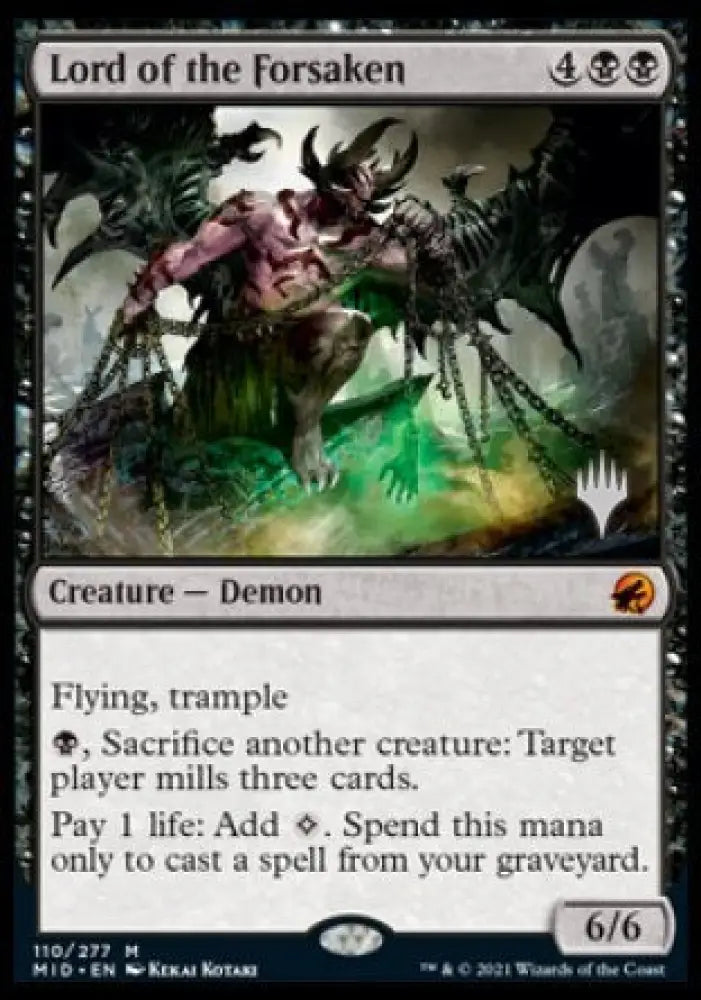 Lord of the Forsaken (Promo Pack) [Innistrad: Midnight Hunt Promos] - MTG Single