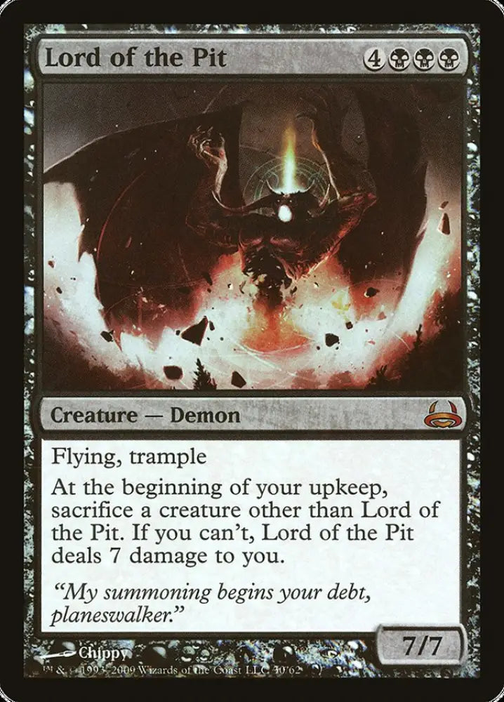 Lord of the Pit [Duel Decks: Divine vs. Demonic] - MTG Single