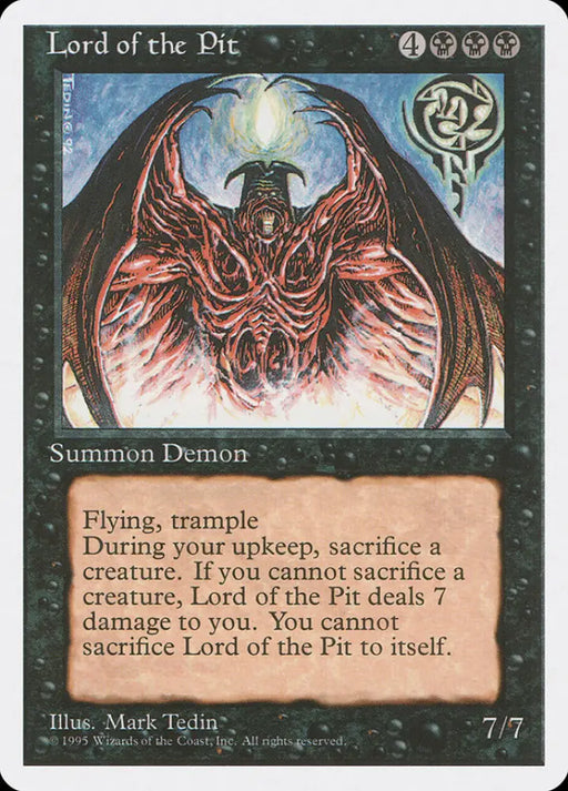 Lord of the Pit [Fourth Edition] - MTG Single
