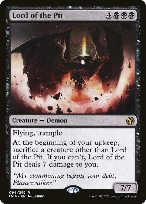 Lord of the Pit [Iconic Masters] - MTG Single