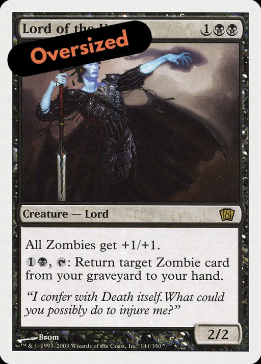 Lord of the Undead (8th Edition) [Oversize Cards] - MTG Single