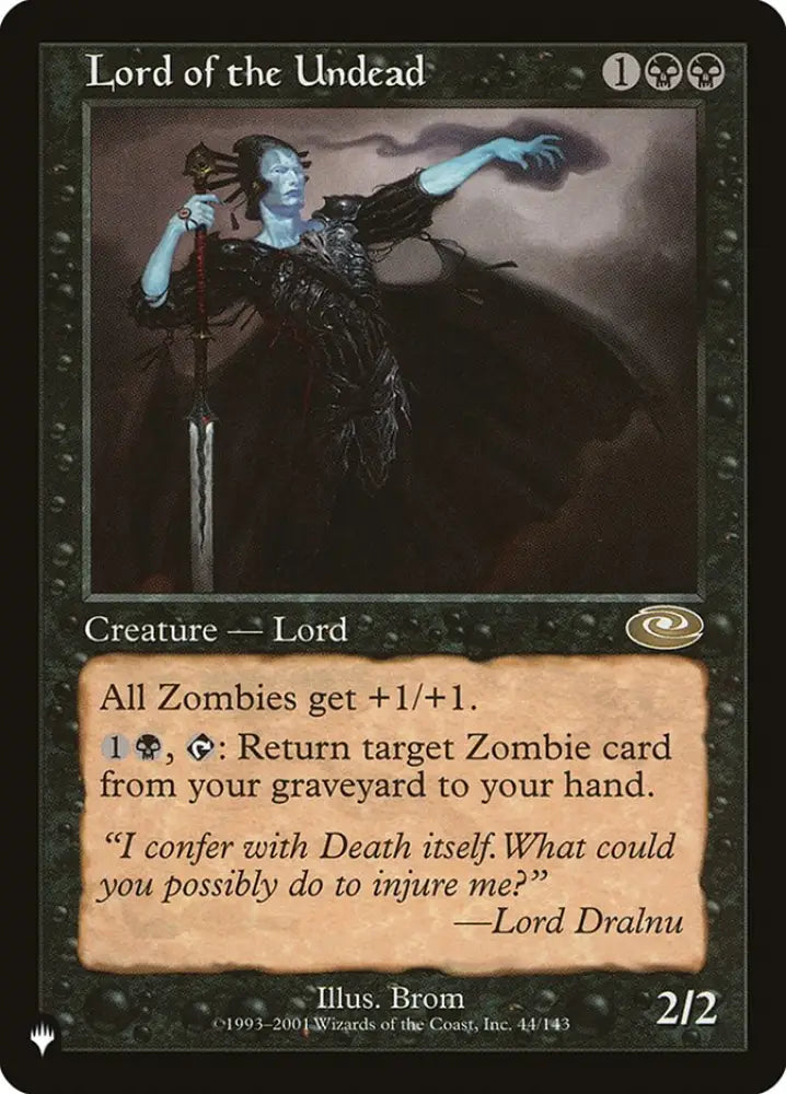 Lord of the Undead [The List] - MTG Single