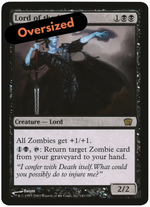 Lord of the Undead (Oversized) [Eighth Edition Box Topper] - MTG Single