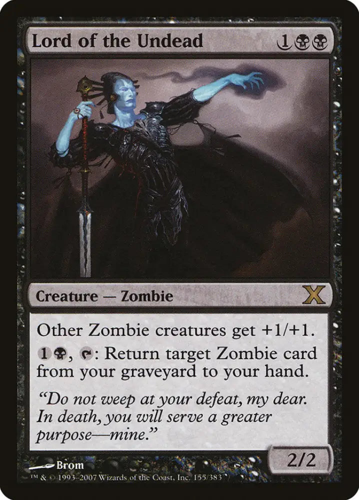 Lord of the Undead [Tenth Edition] - MTG Single