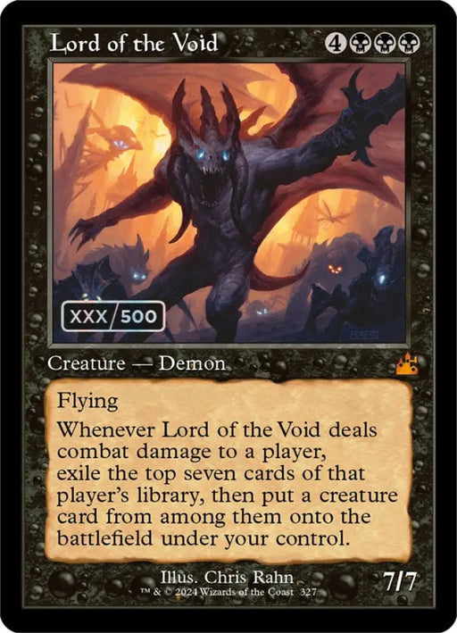 Lord of the Void (Retro) (Serialized) [Ravnica Remastered] - MTG Single