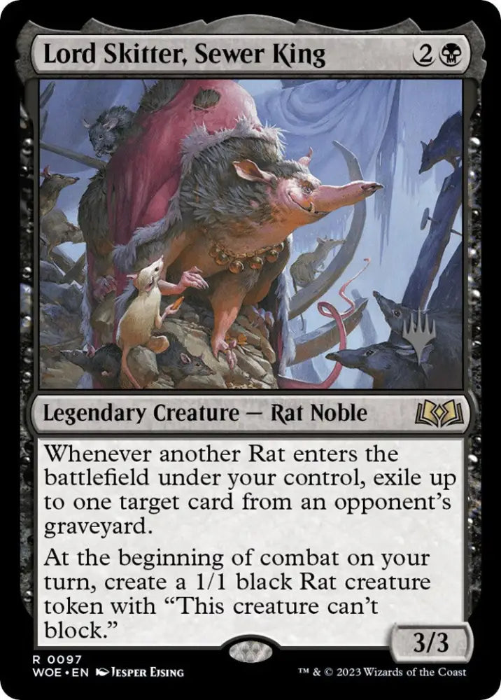 Lord Skitter Sewer King (Promo Pack) [Wilds of Eldraine Promos] - MTG Single