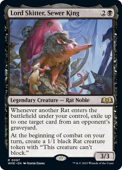 Lord Skitter Sewer King [Wilds of Eldraine] - MTG Single