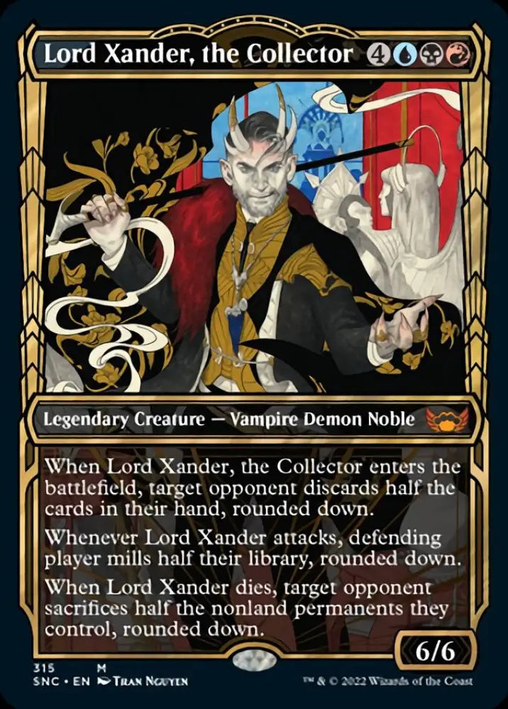 Lord Xander the Collector (Showcase Golden Age) [Streets of New Capenna] - MTG Single