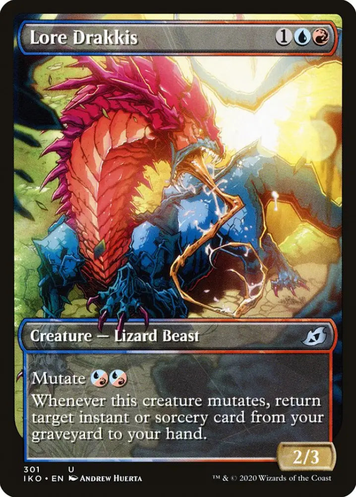 Lore Drakkis (Showcase) [Ikoria: Lair of Behemoths] - MTG Single