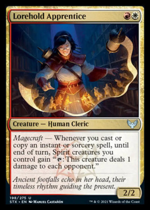 Lorehold Apprentice [Strixhaven: School of Mages] - MTG Single