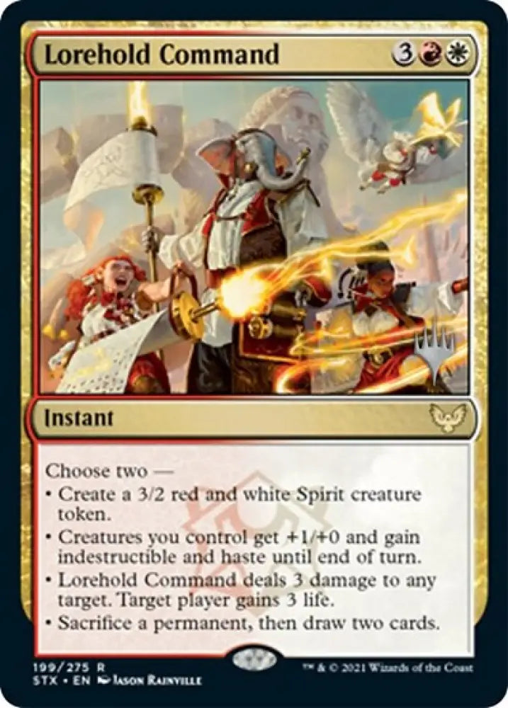 Lorehold Command (Promo Pack) [Strixhaven: School of Mages Promos] - MTG Single
