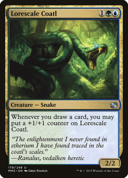 Lorescale Coatl [Modern Masters 2015] - MTG Single