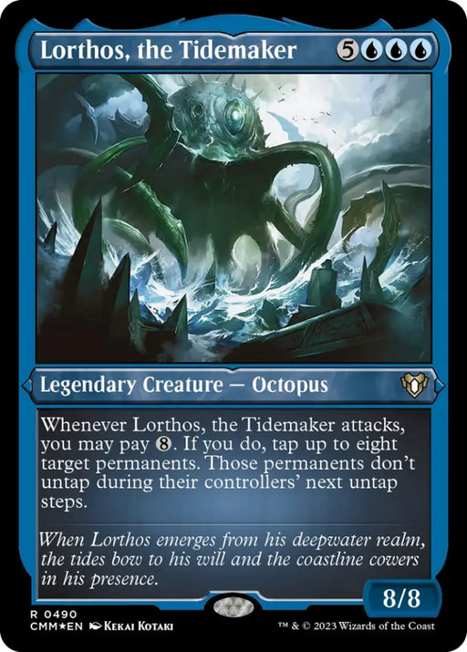 Lorthos the Tidemaker (Foil Etched) [Commander Masters] - MTG Single