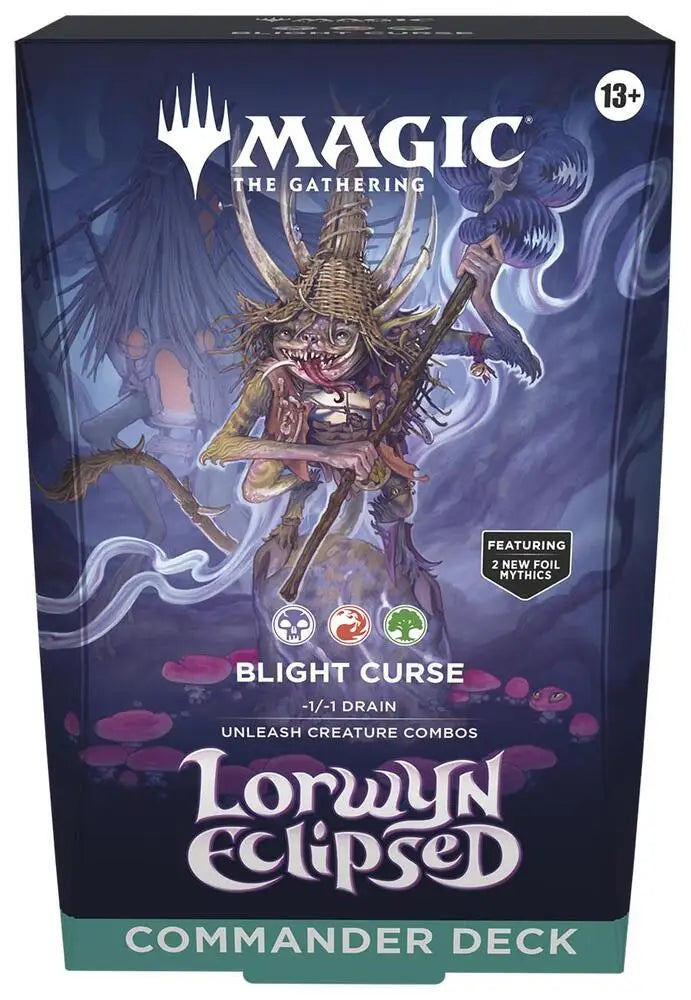 Lorwyn Eclipsed Commander Deck Blight Curse - Magic: The Gathering Sealed