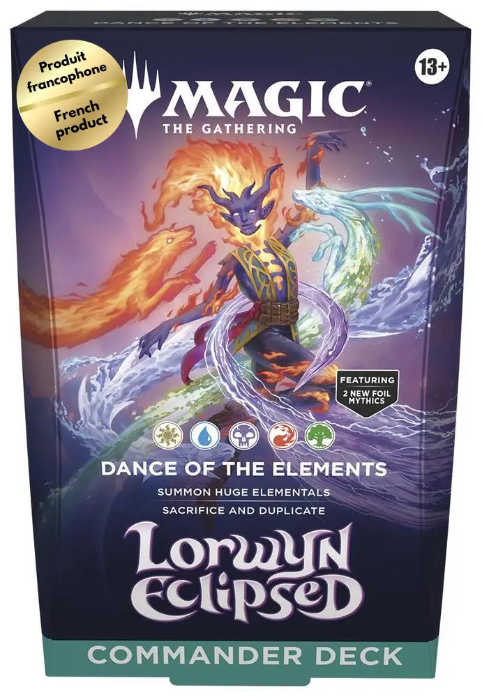 Lorwyn Eclipsed Commander Deck Danse des Éléments (FR) - Magic: The Gathering Sealed