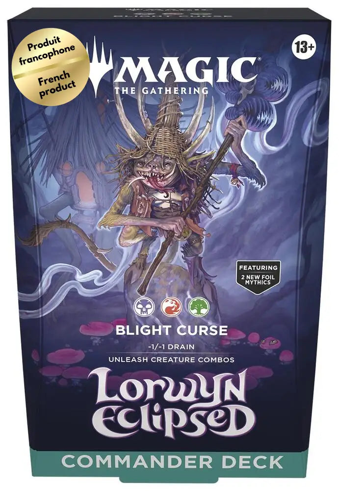 Lorwyn Eclipsed Commander Deck Malédiction du Fléau (FR) - Magic: The Gathering Sealed