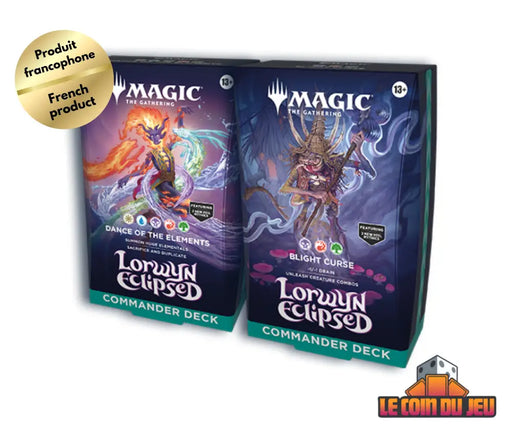 Lorwyn Eclipsed Commander Decks Ensemble de 2 (FR) - Magic: The Gathering Sealed