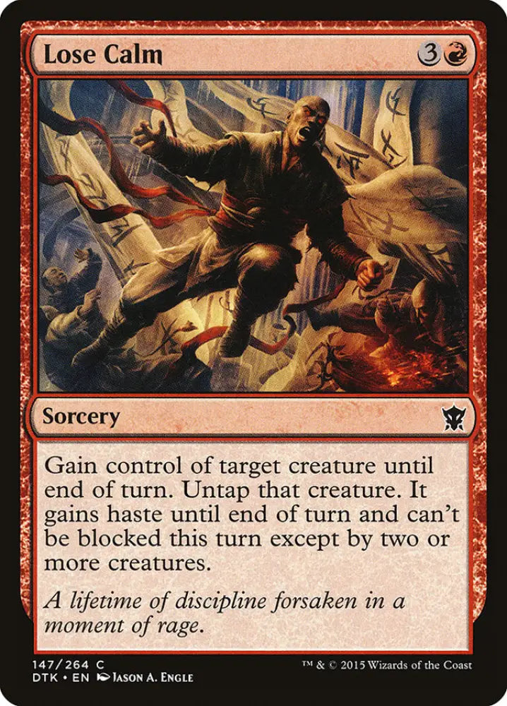 Lose Calm [Dragons of Tarkir] - MTG Single
