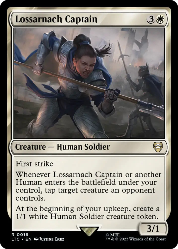 Lossarnach Captain [The Lord of the Rings: Tales of Middle-Earth Commander] - MTG Single