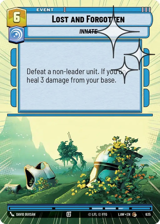 Lost and Forgotten (Hyperspace Foil) (635) [A Lawless Time]
