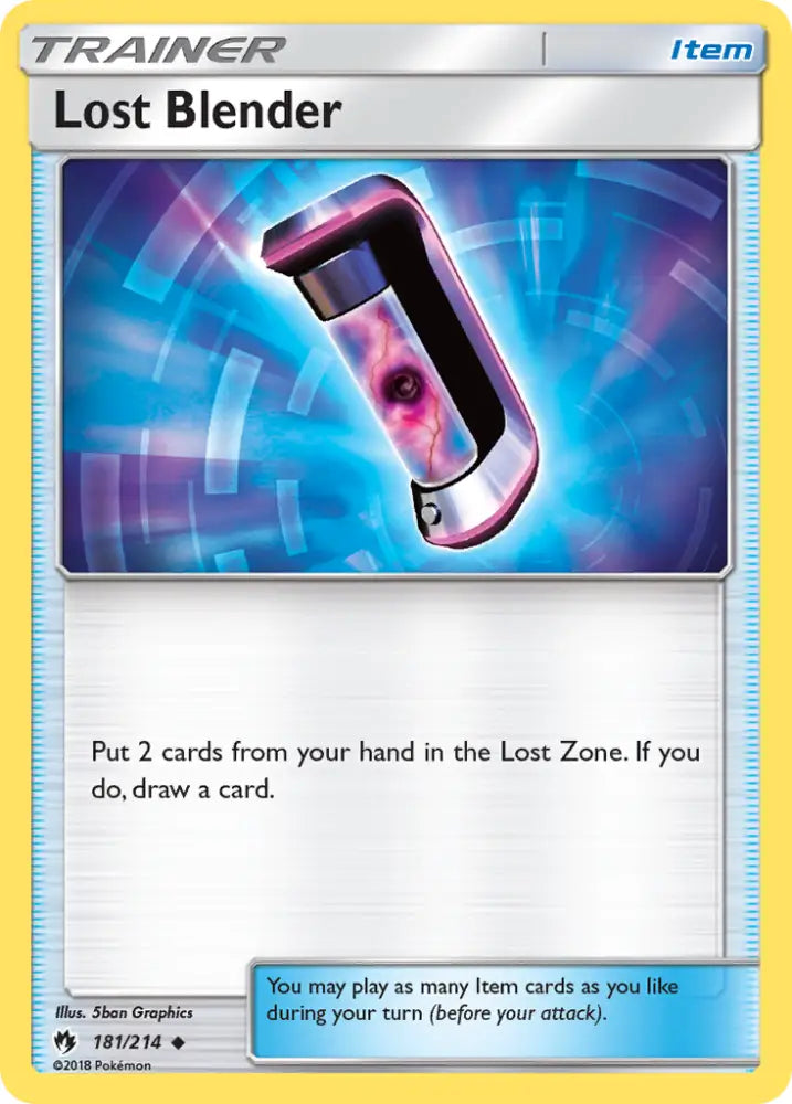 Lost Blender (181/214) [Sun & Moon: Lost Thunder] - Pokemon Single